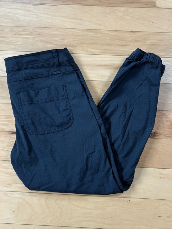 Prana Pants - prAna Revenna Ripstop Joggers Womens Sz 8 Black Nylon DWR Hiking Pants